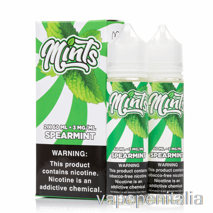Vape Italia Spearmint - Mentine Vape Co - 120ml 3mg